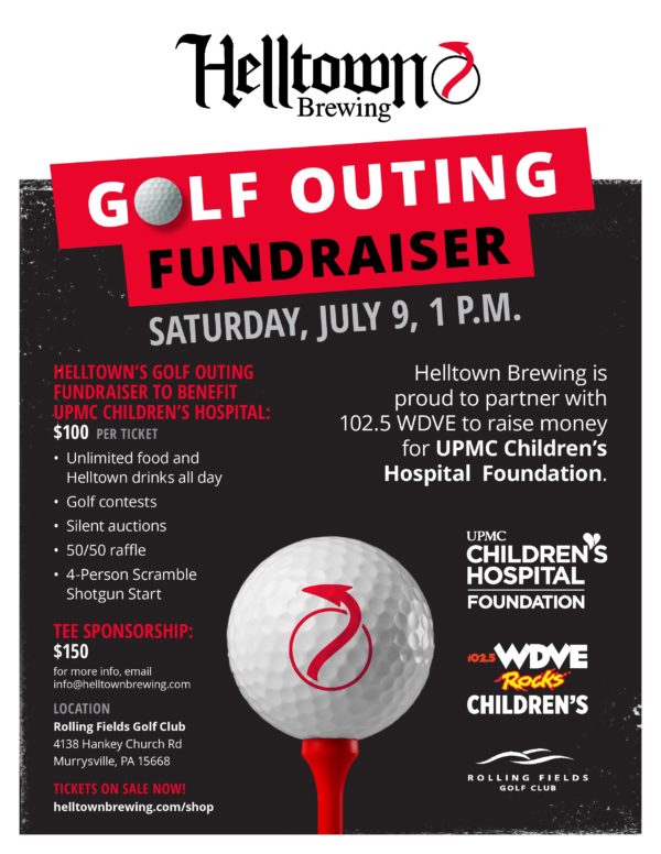 Helltown Golf Outing Flyer! Join us July 9th!